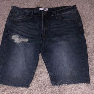 Men jean shorts